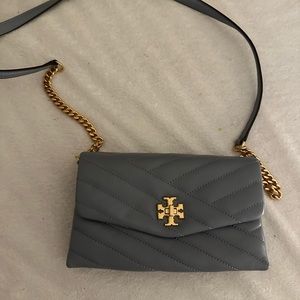 Tory Burch bag blue.  Like new